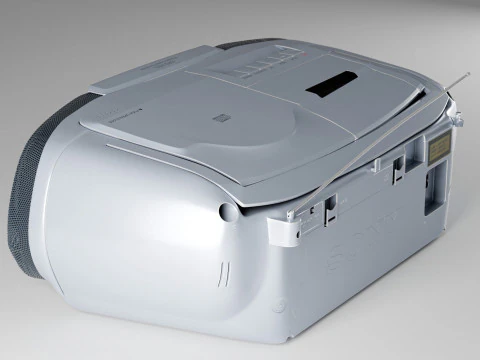 Radio-CD Sony CFD-V31L Modello 3D