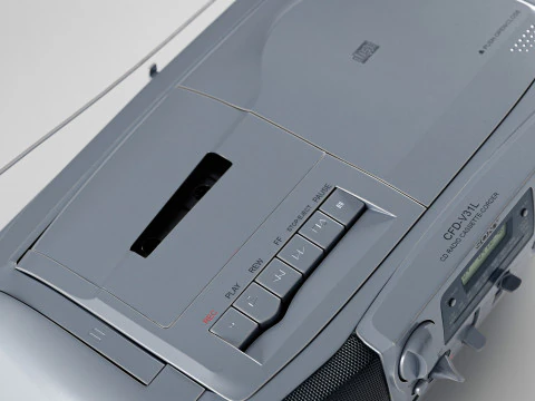 Radio-CD Sony CFD-V31L Modello 3D