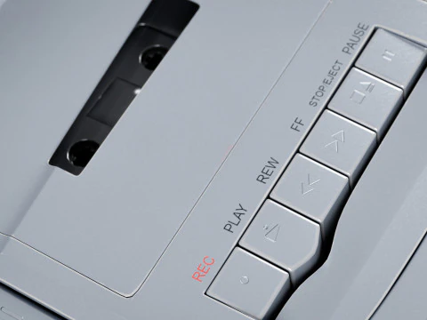 Radio-CD Sony CFD-V31L Modello 3D