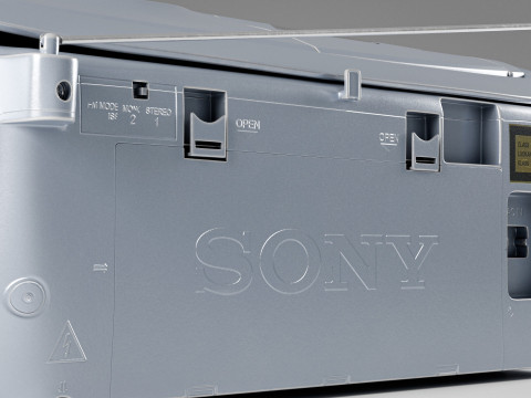Sony CFD-V31L Cd Radio Cassette-Corder 3D मॉडल