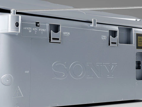 Radio-CD Sony CFD-V31L Modello 3D