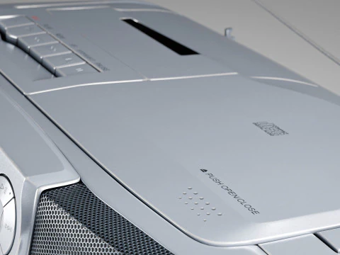 Radio-CD Sony CFD-V31L Modello 3D