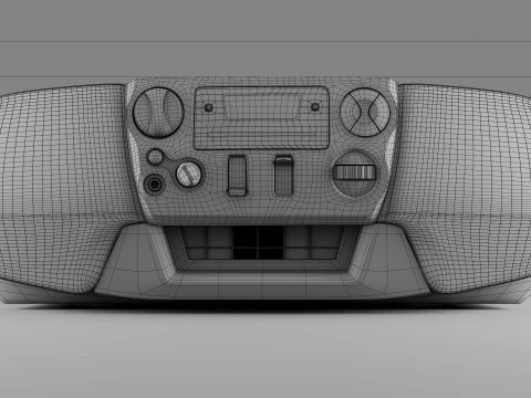 Radio-CD Sony CFD-V31L Modello 3D