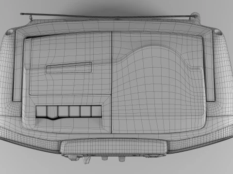 Radio-CD Sony CFD-V31L Modello 3D