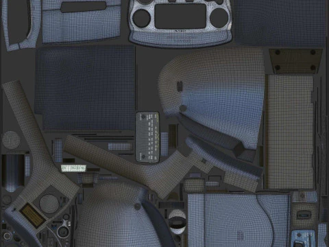 Radio-CD Sony CFD-V31L Modello 3D