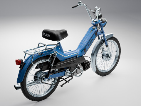 Puch Maxi Classic Moped Modelo 3D