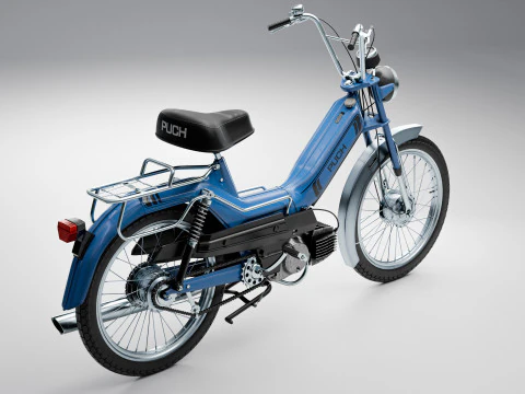 Puch Maxi Classic Moped 3D Model