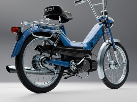 Puch Maxi Classic Moped Modelo 3D