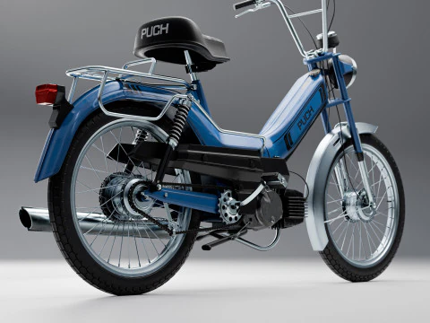 Puch Maxi Classic Moped 3D Model