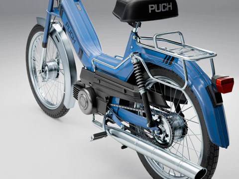 Puch Maxi Classic Moped 3D Model