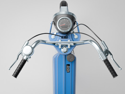 Puch Maxi Classic Moped Modelo 3D