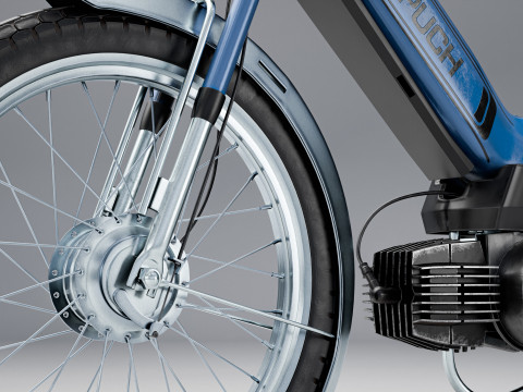 Puch Maxi Classic Moped Modelo 3D
