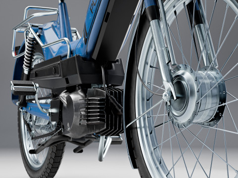 Puch Maxi Classic Moped Modelo 3D
