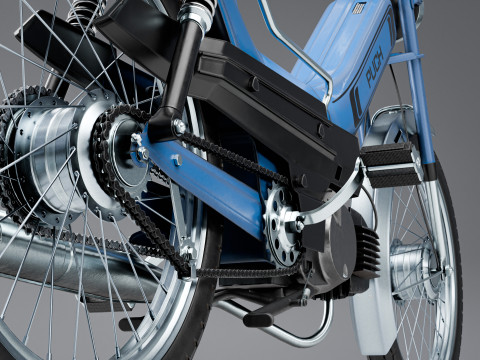 Puch Maxi Classic Moped Modelo 3D