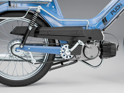 Puch Maxi Classic Moped 3D Model