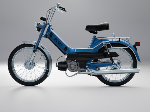 Puch Maxi Classic Moped Modelo 3D