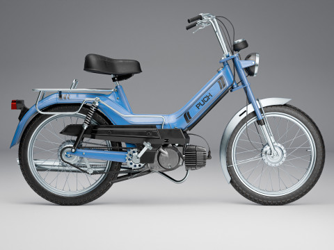 Puch Maxi Classic Moped Modelo 3D