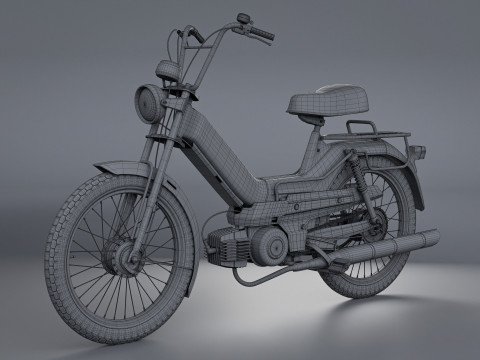 Puch Maxi Classic Moped Modelo 3D