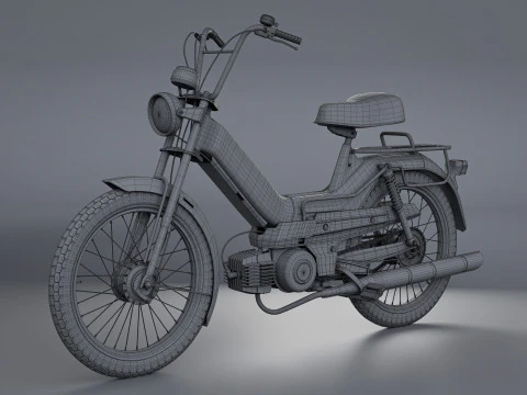 Puch Maxi Classic Moped 3D Model
