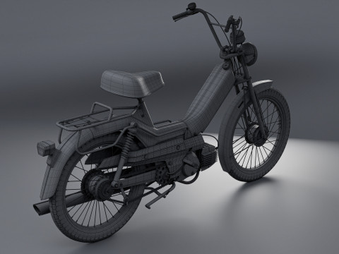 Puch Maxi Classic Moped Modelo 3D