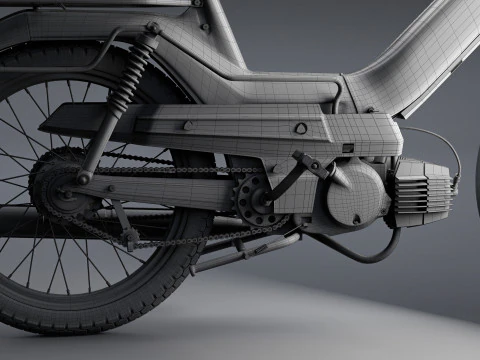 Puch Maxi Classic Moped 3D Model