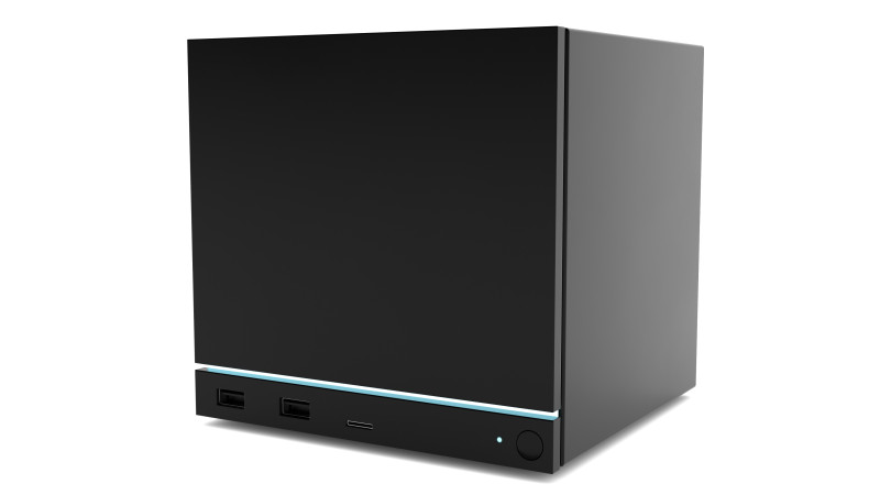 Ventil-Dampfmaschine Kompakt-PC 3D Modell .c4d .max .obj .3ds .fbx .stl .blend