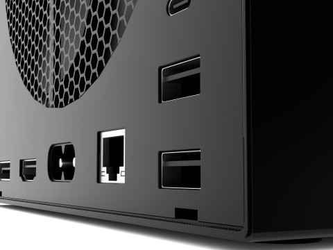 Ventil-Dampfmaschine Kompakt-PC 3D Modell