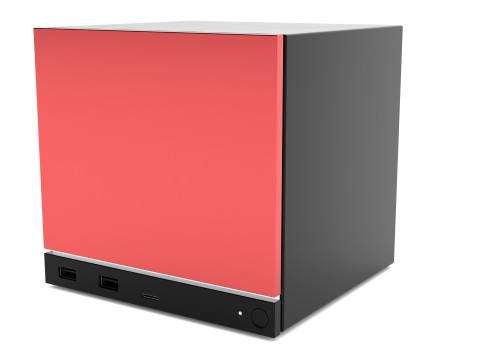 Ventil-Dampfmaschine Kompakt-PC 3D Modell