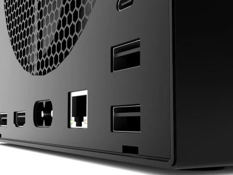 Valf Buhar Makinesi Kompakt PC 3D Model