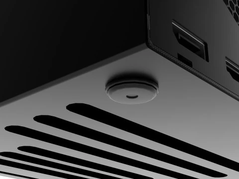 Valf Buhar Makinesi Kompakt PC 3D Model