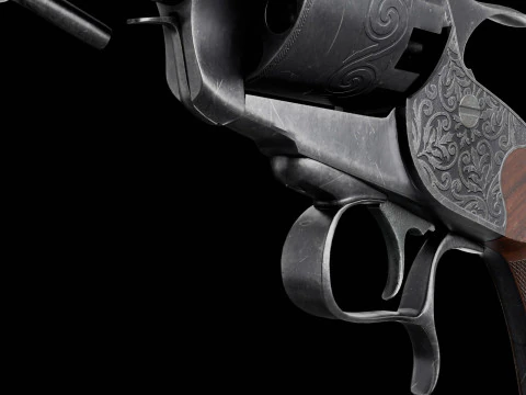 Revolver LeMat Modello 3D