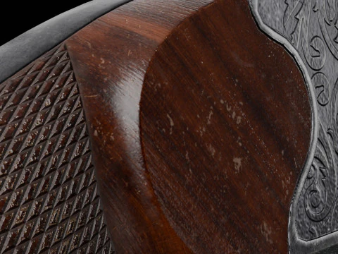 Revolver LeMat Modello 3D