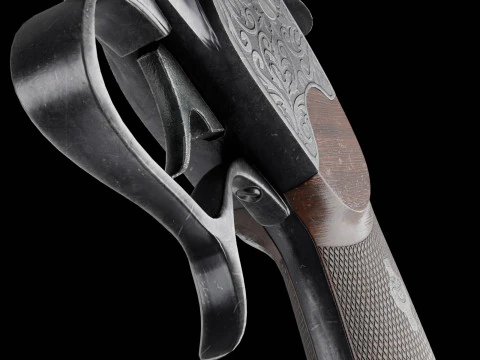 Revolver LeMat Modello 3D