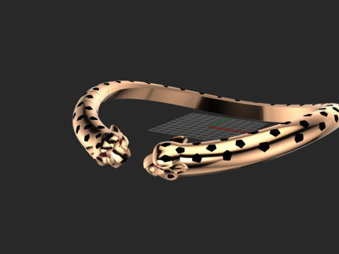 Panther necakle Modelo de Impressão 3D