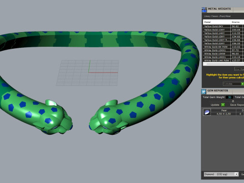 Panther necakle 3D 프린트 모델