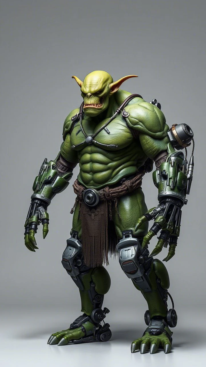 Ogr Cyborg 3D Print Model .c4d .max .obj .3ds .fbx .stl .blend 