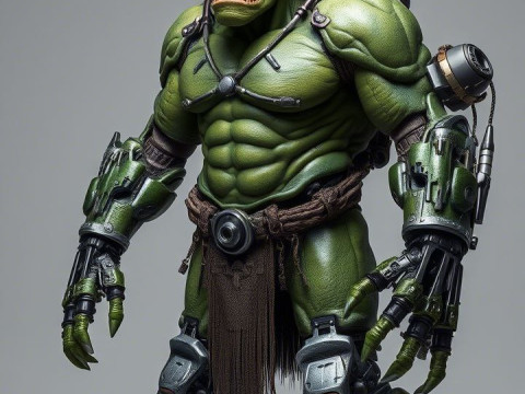 Ogr Cyborg 3D Print Model
