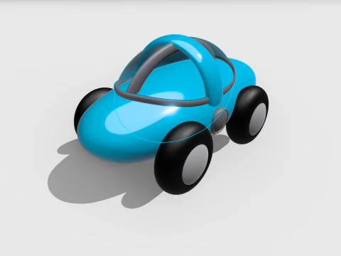 Coche cl&aacute;sico Modelo 3D