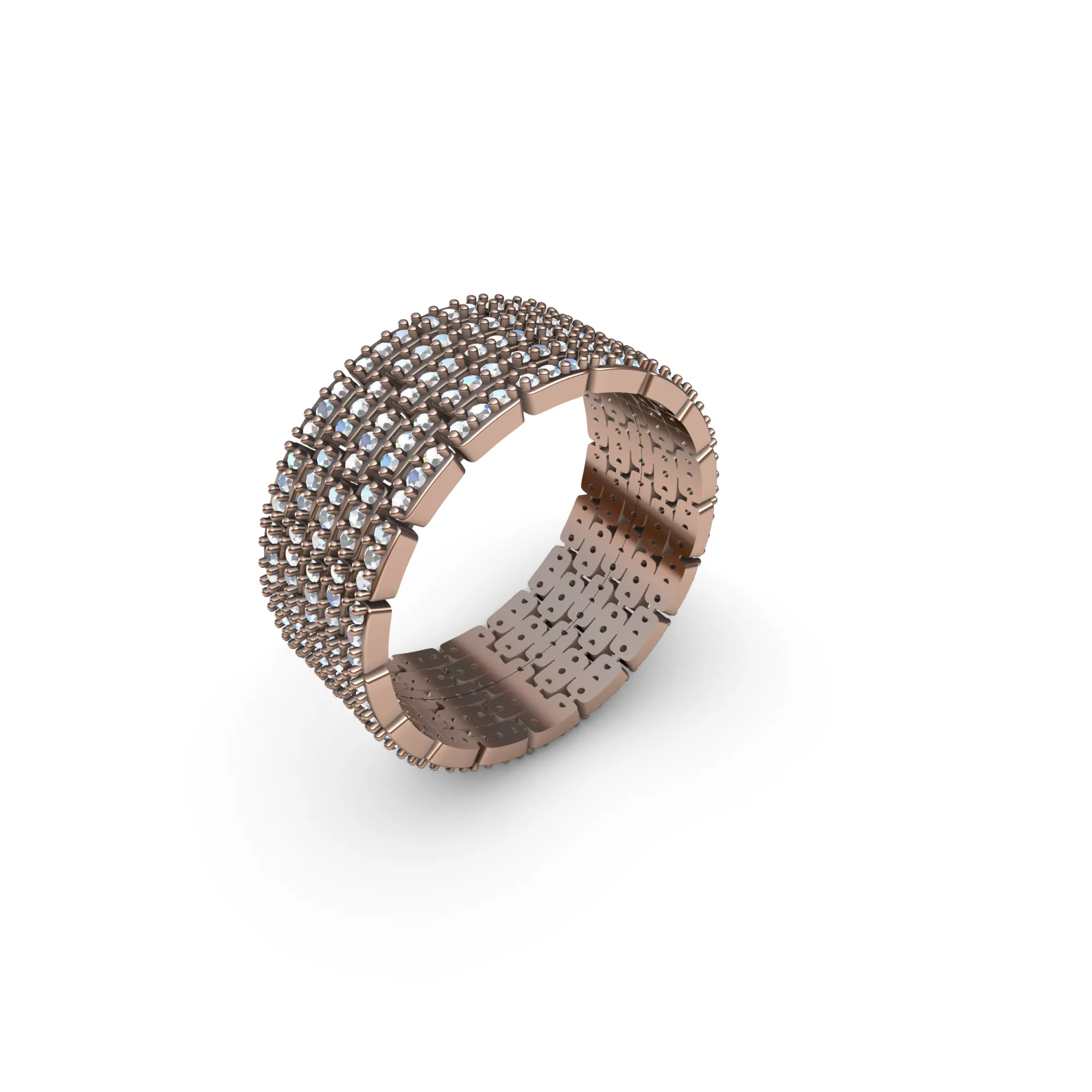 Designer Chain ring 3D Print Model .c4d .max .obj .3ds .fbx .stl .blend