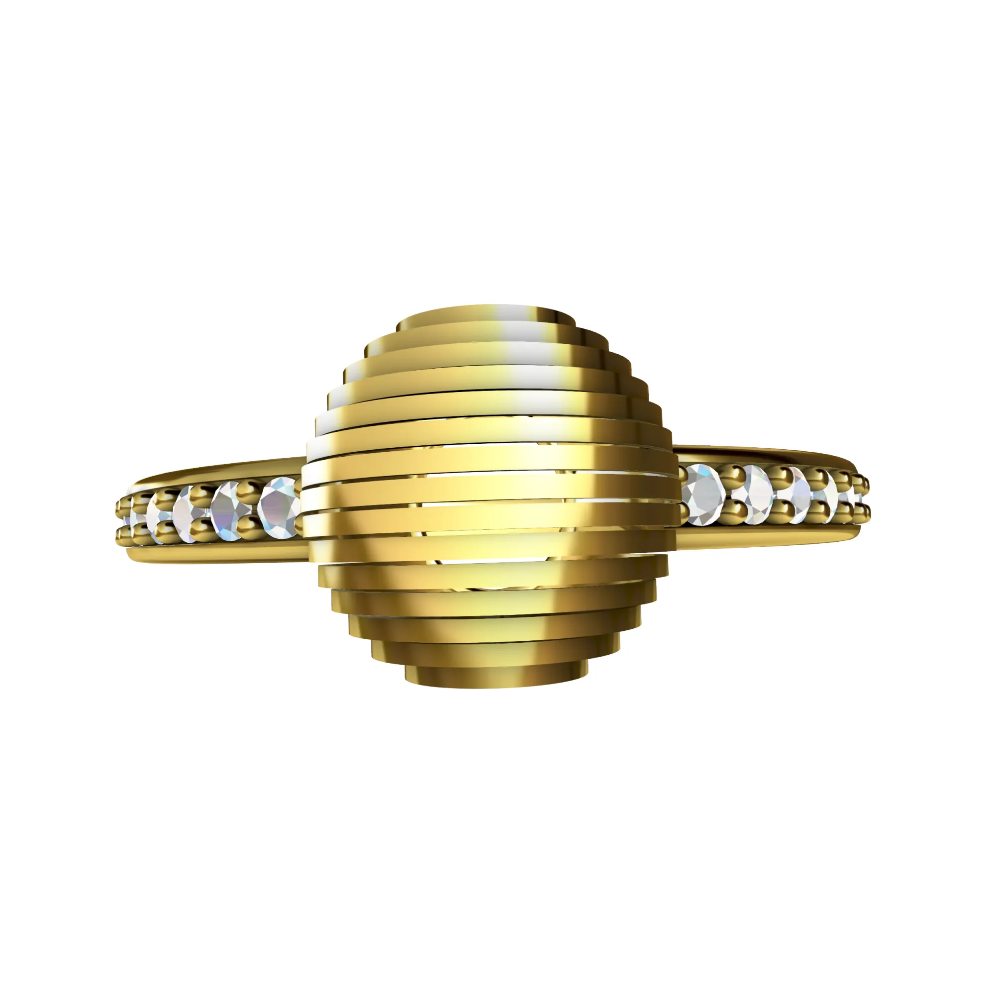 Stratixa Ring 3D Print Model .c4d .max .obj .3ds .fbx .stl .blend 