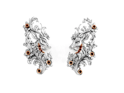 Hiran Lavanya Earrings 3D Model