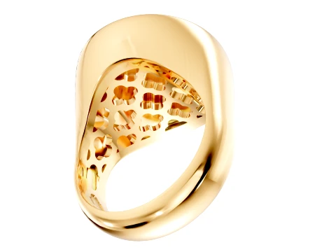 Pave Luxe Ring 3D Model