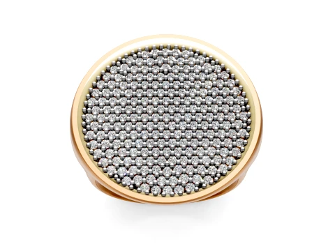 Pave Luxe Ring 3D Model