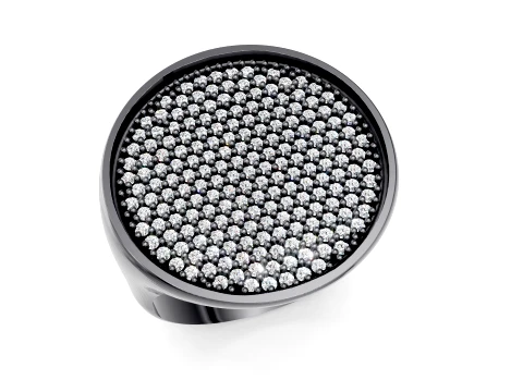 Pave Luxe Ring 3D Model