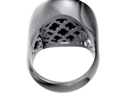 Pave Luxe Ring 3D Model