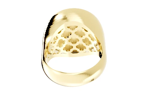 Pave Luxe Ring 3D Model