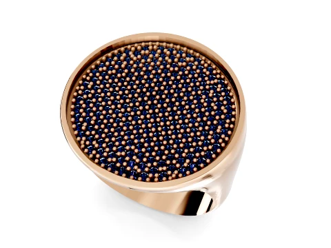 Pave Luxe Ring 3D Model