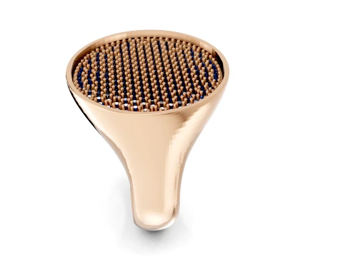 Pave Luxe Ring 3D Model