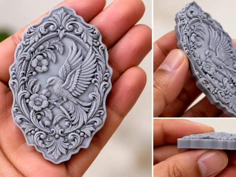 Elarion Garden pendant 3D Model