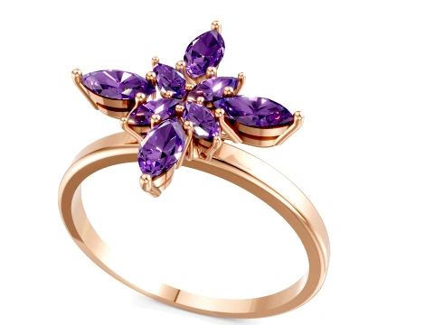 Flos Petala Ring 3D Model